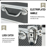 Boîte à outils OEM/ODM, valise en aluminium, sac de transport pour équipement, boîte à outils portable, facile à utiliser