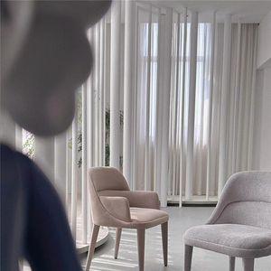 Sillón de Diseño Italiano VL, Silla de Comedor Moderna y Minimalista con Estructura de Madera Maciza para Hotel y Restaurante, Súper Cómoda, Muebles para el Hogar - Product Image 5