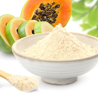 Poudre d'extrait de fruit de graine de papaye d'extrait de papaye naturelle de qualité alimentaire avec papaïne