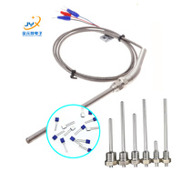 Sensor de Temperatura PT100 de 3 Cables con Rosca G1/2 NPT1/4 BSP1/2, Termopar PT1000