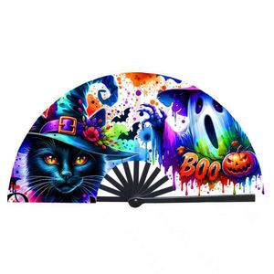 Customizable <b>Hand</b> <b>Fan</b> for Halloween Bamboo Carved Painted Portable Home Decoration Business Gift for Chinese New Year New Year - Product Image 3