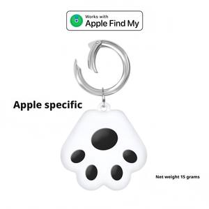Mini traceur GPS intelligent en forme de patte, compatible iOS, collier pour chats et chiens, traceur de localisation des animaux de compagnie - Product Image 4