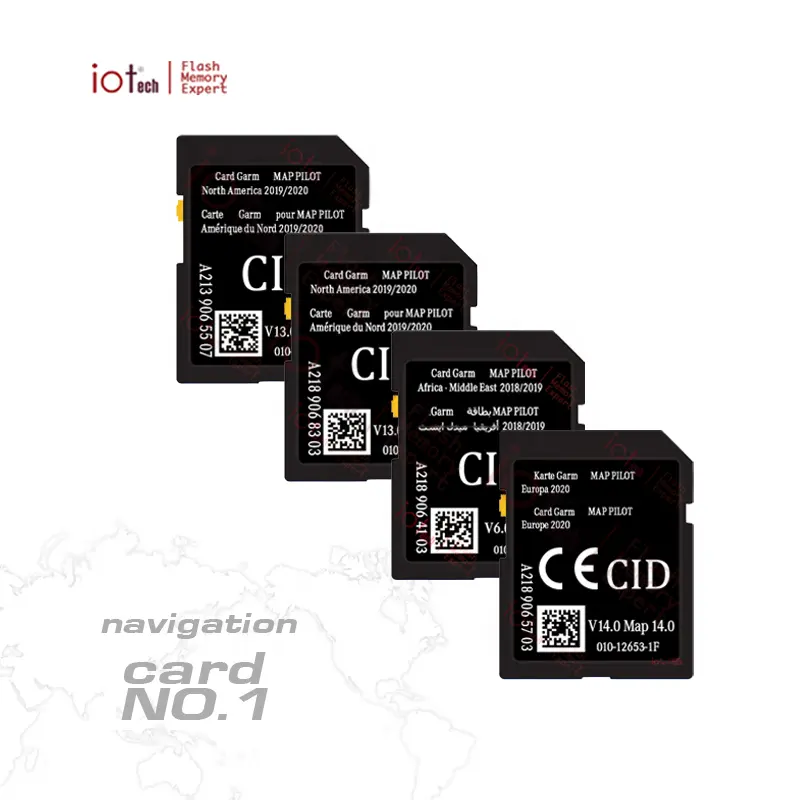 Iotech Wholesale Europe 2024 New Cid Changeable A218 A213 V14 V15 V19 Star 1 star 2 SDメモリーカード (メルセデスベンツGPS用)