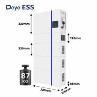 Batterie solaire Deye 51.2v 10Kwh 15Kwh Batteries au lithium basse tension pour la maison