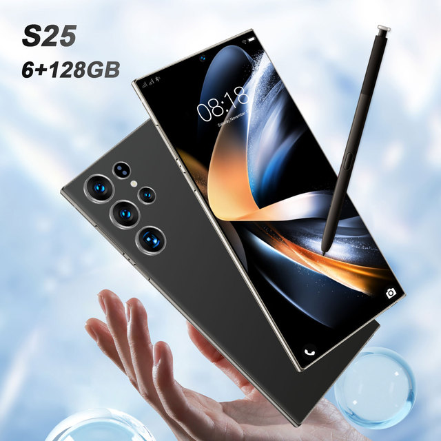 Smartphone 5g unlocked cell phone manufacturer wholesale s25 cell phone 12gb memory 128gb rom cell phone