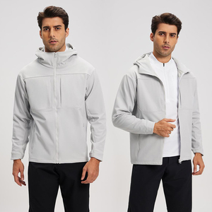 New Arrival Fashion Colorful Outdoor Windbreaker <b>Jacket</b> 100 Polyester Texture Fabric Hooded <b>Jacket</b> For Men - Product Image 6