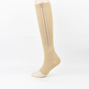 Wholesale Zipper <b>Compression</b> Socks Calf Open Toe <b>Stockings</b> <b>for</b> Women <b>Men</b> Walking Running Cycling and Sports - Product Image 6