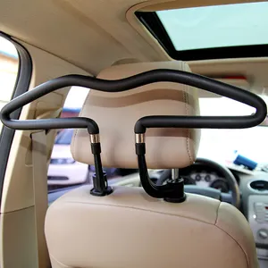 Soporte Universal de hierro para ropa de coche, percha de abrigo para asiento trasero de coche