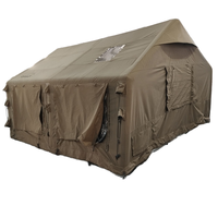 Tente gonflable quatre saisons pour 3-4 personnes, abri dôme imperméable coupe-vent pour le camping et la randonnée