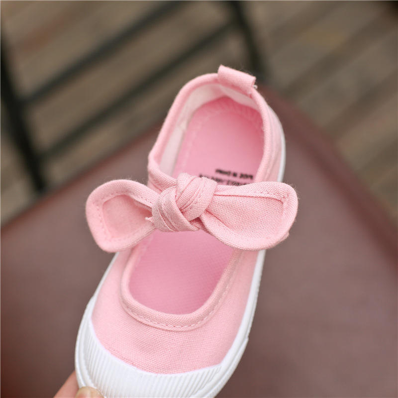 Wholesale Candy Girl Shoes Adorable Canvas Kids' Shoes