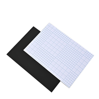 Feuille magnétique permanente en caoutchouc flexible de 0,3 mm à 1 mm, papier magnétique adhésif pour la maison, le bureau, l'école, l'industrie