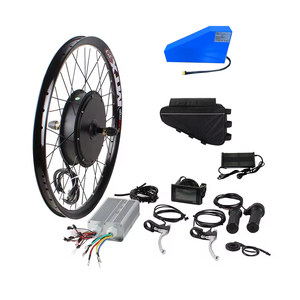 <span class=keywords><strong>Kit</strong></span> de conversion de roue arrière pour vélo de montagne électrique 72v <span class=keywords><strong>5000w</strong></span> avec moteur à moyeu sans balais, <span class=keywords><strong>kit</strong></span> de conversion de roue arrière 29'', jante MTX, batterie 30Ah, écran LCD, métal - Product Image 2