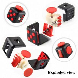 Cubos de Colores Antiestrés, Juguete de Descompresión, Juegos Antiestrés para Adultos y Niños, Material Plástico ABS, Desarrollo de la Inteligencia - Product Image 5