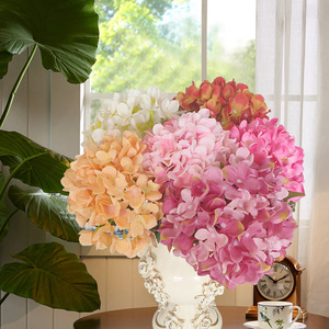 Ramo de Flores Artificiales de Hortensia, Flores de Seda para Decoración de Bodas y Hogar, 10 cm o Menos - Product Image 2