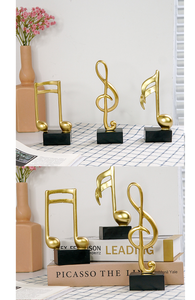 <span class=keywords><strong>Décoration</strong></span> d'<span class=keywords><strong>intérieur</strong></span> moderne de luxe pour la <span class=keywords><strong>maison</strong></span>, accessoires de <span class=keywords><strong>décoration</strong></span> de salon de style nordique 2025, notes de musique - Product Image 3