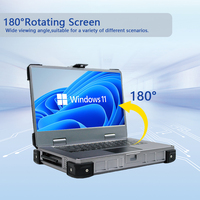 Ordinateur portable industriel de 15.6 pouces Châssis en alliage AI Écran tactile DDR4 Prend en charge Intel Core I3/i5/i7 Series CPU Rugged Computer Stock