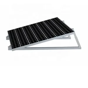 Solar Panel Install Kits Adjustable Triangle Flat Roof PV Mounting Frame Aluminum Wall Mounted Fixing Structure for 1 PV Panel