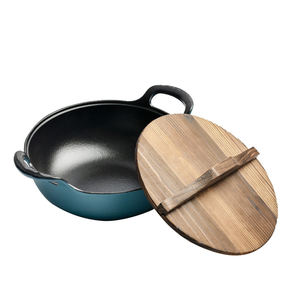 Ensemble de casseroles en fonte émaillée <span class=keywords><strong>DEBIEN</strong></span> Batterie de cuisine antiadhésive Collection de casseroles et poêles - Product Image 1