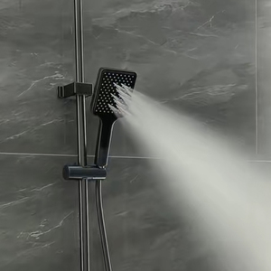 Nouveau robinet <span class=keywords><strong>de</strong></span> <span class=keywords><strong>salle</strong></span> <span class=keywords><strong>de</strong></span> <span class=keywords><strong>bain</strong></span> moderne à 4 modes, haute pression, pluie, mélangeur, système <span class=keywords><strong>de</strong></span> douche <span class=keywords><strong>pour</strong></span> baignoire, OEM ODM, vente en gros d'usine, ensemble <span class=keywords><strong>de</strong></span> douche - Product Image 3