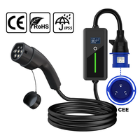 AC EV 7.4kw 22kw 32a type 2 Portable EV Chargeur pistolet ev chargeur type 2