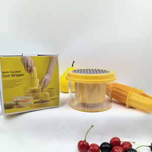 Outils de cuisine en acier inoxydable en gros, très demandés : Éplucheur et décortiqueur de maïs rotatif portable, design écologique pour légumes - Product Image 6