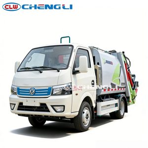 Energy Saving Silent 4 Cubic Meter <b>Electric</b> Waste Compactor Vehicle with Auto <b>Bin</b> Lifter for Municipal Street Sanitation Disposa - Product Image 4