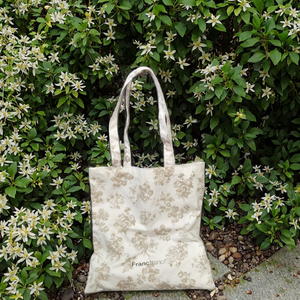 Customized <b>Large</b> Capacity Women's <b>Canvas</b> Handbag Ribbon-Lined Environmentally Friendly Corporate Logo Tote <b>Bag</b> for Shopping - Product Image 3