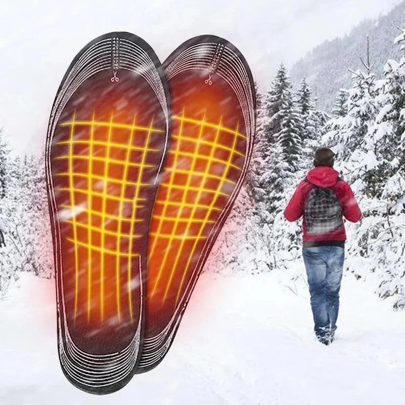 ที่อุ่นเท้าไฟฟ้าแบบชาร์จไฟได้มีช่องเสียบ USB, พื้นในรองเท้าทำความร้อนไฟฟ้าสามารถตัดล้างทำความสะอาดได้สำหรับชายและหญิง