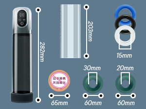 전기 남성 자위기구 페니스 펌프 LCD 디스플레이 자동 진공 부드러운 TPE 소재-모델 YJB - Product Image 5