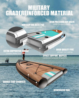 Planche à pagaie gonflable tout-terrain IBoard ISUP rose en PVC/EVA, nouvelle tendance 2025, pour la pêche et le surf