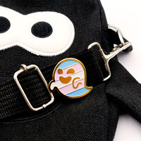 Émail personnalisé gothique mignon effrayant fantôme broche métal arc-en-ciel transgenre fierté gay lesbienne épinglette badge