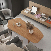 Table basse convertible Hanyee de style nordique moderne, table à thé irrégulière en forme de nuage, meubles de salon pour la maison