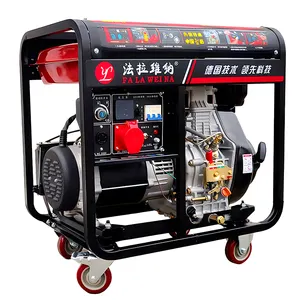 Khẩn cấp Máy phát điện diesel công nghiệp 380V 10KW duy nhất fase Máy phát điện diesel 1 mảnh 10 KVA 16kw Máy phát điện diesel