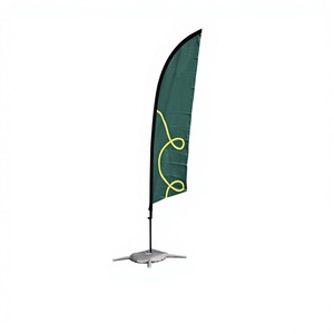 Promotion Custom Feather Flag Flying Flags and Banners Accessory for Outdoor Advertising Feather Beach Flags Display