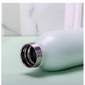 Stainless Steel Insulated <b>Bottle</b> Moonlight Blue 500Ml Travel Water <b>Bottle</b> With Lid - Product Image 2