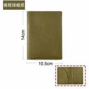 Portafoglio passaporto in pelle di lusso Design personalizzato in vera pelle porta passaporto da viaggio