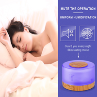 Kl Promotion — diffuseur d'huile essentielle électrique pour aromathérapie, base de grain de bois avec haut-parleur intégré, 500ml