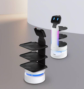 Nouveau <span class=keywords><strong>robot</strong></span> de livraison autonome intelligent, charge utile de 30 kg, navigation Lidar SLAM, charge automatique, autonomie de 12 à 24 heures, pour restaurants, hôtels - Product Image 4