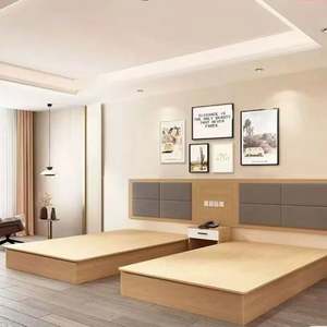 Modern Boutique Hotel with Large Beds Solid Wood Panel Standard Rooms Star Rated by Design Style - Product Image 2