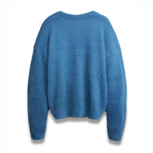 Oem & ODM của phụ nữ mùa đông dệt kim Cardigan thiết kế mới dài tay nút Bìa v-cổ áo với biểu tượng tùy chỉnh mô hình rắn - Product Image 2