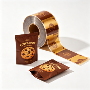 Sachet Doypack Personnalisé en Mylar Refermable pour Emballage Alimentaire de Biscuits, Snacks et Produits de Boulangerie - Product Image 1