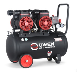 Nouveau compresseur d'air portable silencieux sans huile haute vitesse 1500W 24L - Product Image 4