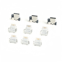 Adaptateur de charge rapide PD USB Type-C 14P à insertion latérale SZGOZIE en cuivre sur mesure avec base surélevée pour montage horizontal