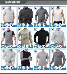 <span class=keywords><strong>Pull</strong></span> tricoté chaud ignifuge et résistant aux hautes températures avec logo personnalisé pour la protection corporelle industrielle - Product Image 5