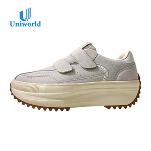 Proveedor Directo de Vietnam en Alibaba |   Tenis de Plataforma para Mujer - Zapatillas Casuales Ligeras con Cierre de Velcro para Exteriores - Product Image 3