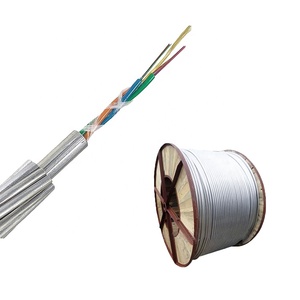 Câble de fibre optique aérien extérieur OPGW 12, 24, 36, 48, 96, 144 cœurs, câble de puissance optique aérien extérieur - Product Image 3