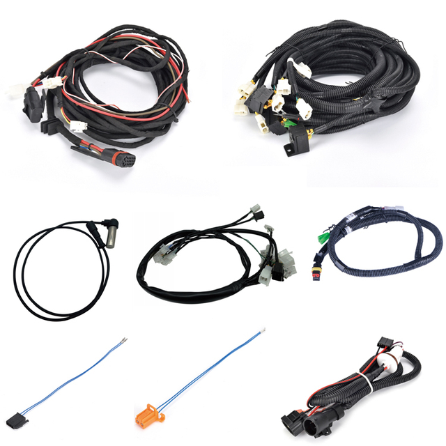 Custom Full Motorcycle Automotive Cable Wire Connector Complete Wiring Loom Harness for Cars Atv Factory