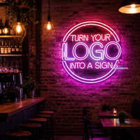 Dropshipping Enseigne néon LED 'It's a Vibe' avec télécommande, Décoration murale pour bureau, chambre, salon, Enseigne personnalisée en PVC