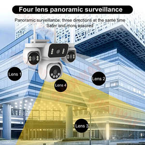 Caméra à énergie solaire sans fil <span class=keywords><strong>WiFi</strong></span> 4G 3G emplacement pour carte sim caméra IP de sécurité CCTV support extérieur carte - Product Image 2