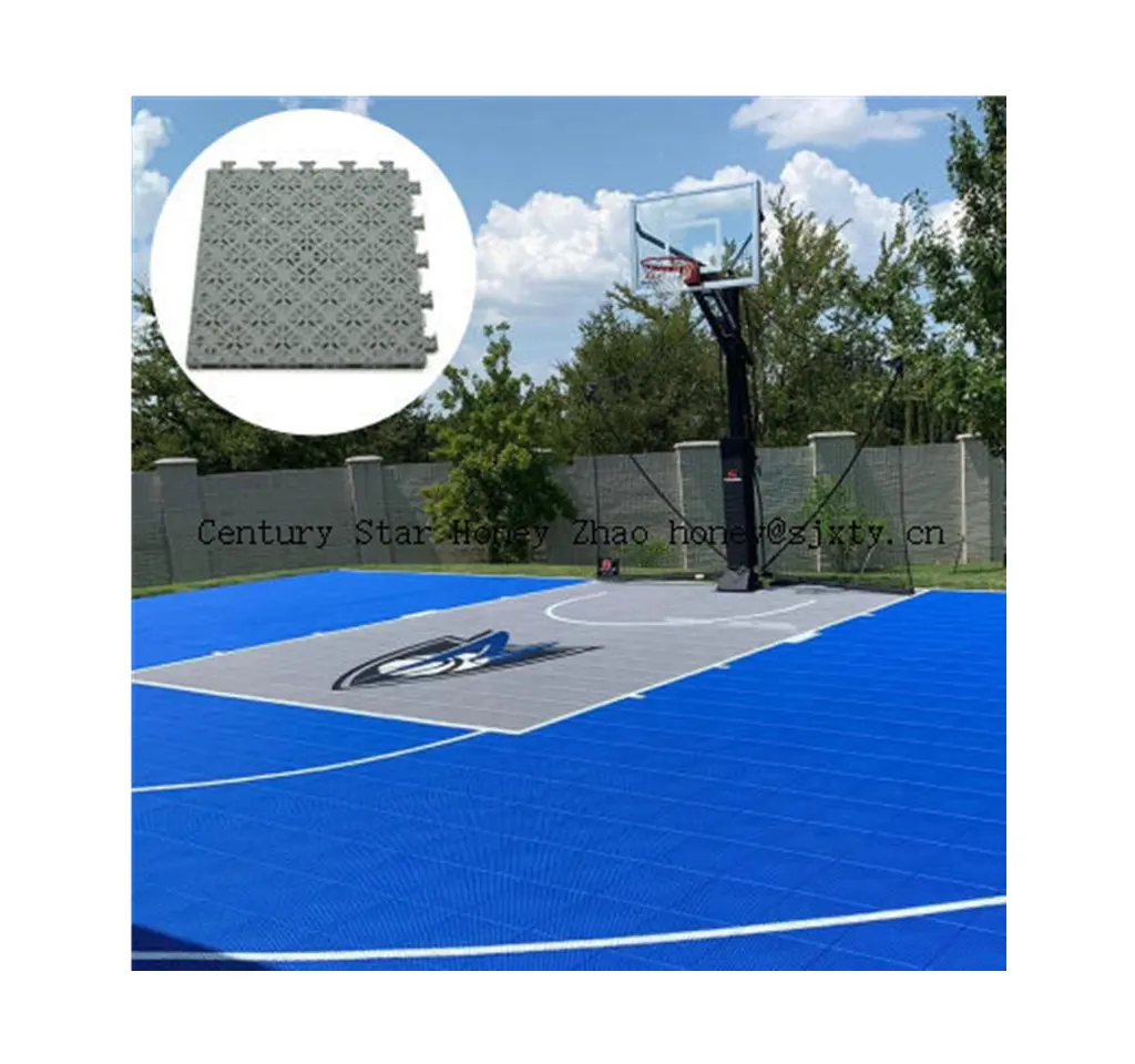 أرضيات ملاعب كرة بيكليبول خارجية متعددة الأغراض ، أرضيات pp ، أسطح ملاعب رياضية متشابكة ، ملعب كرة السلة في الهواء الطلق